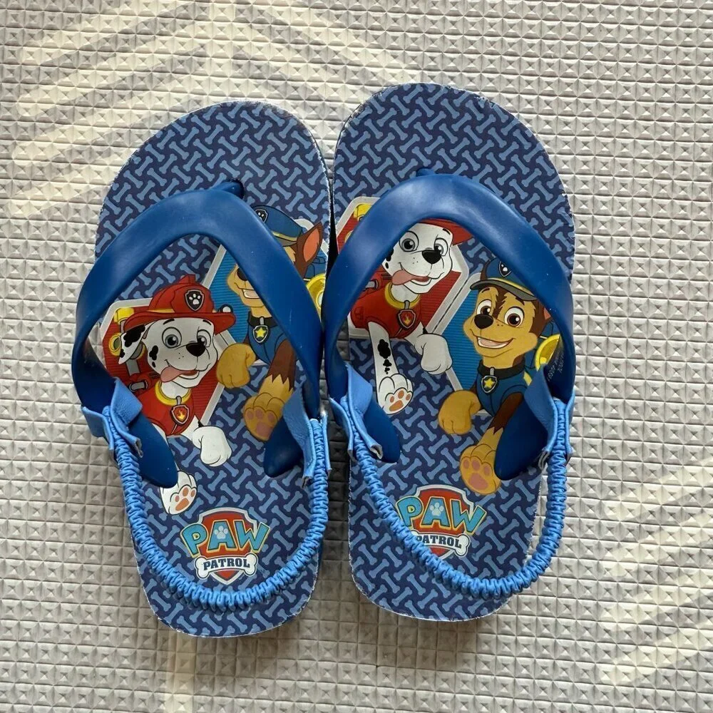 Paw Patrol Swim Shorts and Flip Flops Set
